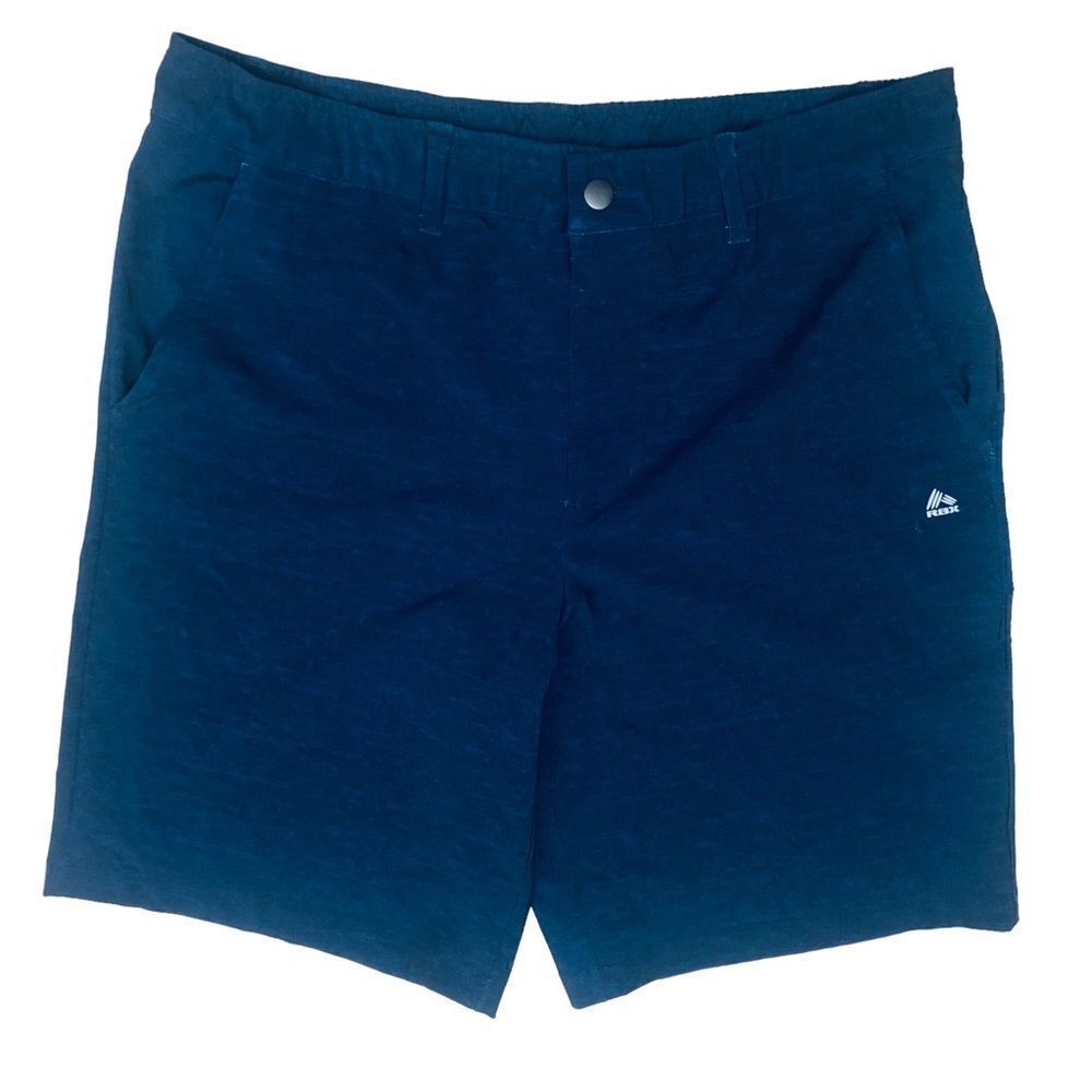 RBX X-Dri Golf Classic Fit Flat Front Elastic Waistband  Zip Shorts Sz 34